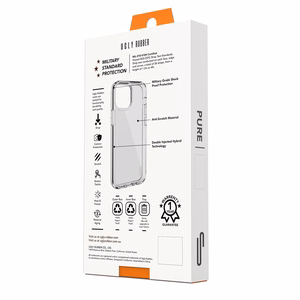 Ugly Rubber Pure viedtālruņa apvalks iPhone 13 Pro 6,1" caurspīdīgs