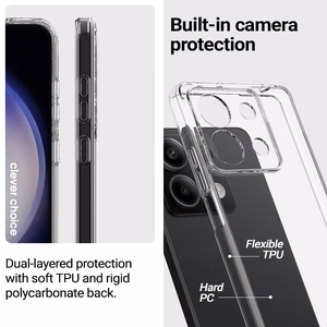 Crong Crystal Shield Cover vāciņš ierīcei Motorola Moto G34, caurspīdīgs