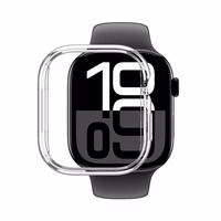 AmazingThing Minimālais pulksteņa apvalks Apple Watch 42 mm - caurspīdīgs