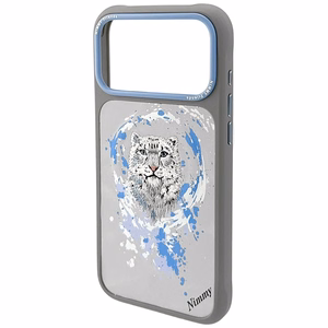 Nimmy Pantera Magnētiskais viedtālruņa apvalks iPhone 17 Pro - gaiši pelēks