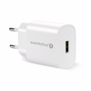 lādētājs 1x USB Quick Charge 3.0 18W balts