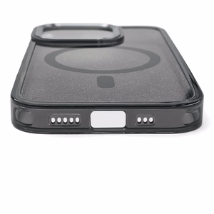 Spīdīgs viedtālruņa apvalks ar Magnētisko Samsung Galaxy A36 5G - melns