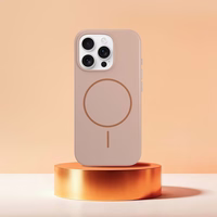 Spīdīgs magnētiskais viedtālruņa apvalks saderīgs ar MagSafe priekš IPHONE 17, tuksneša zelta krāsas