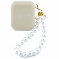 Guess Pearl Strap TWS austiņas bēšs