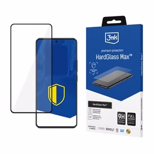 Pastiprināts pilnas virsmas rūdītais stikls 3mk HardGlass Max Black priekš Xiaomi Poco X6 Pro 5G