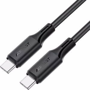 USB kabelis Acefast C17-03 USB-C uz USB-C 1.2m melns