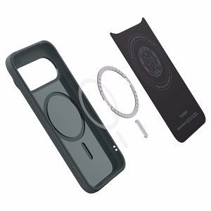 Spigen Liquid Air (Mag Fit) aizsargvāciņš Google Pixel 11 Pro, zaļš (Abyss Green)
