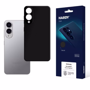 3mk Hardy Silicone MagCase viedtālruņa apvalks Samsung Galaxy S25 Edge - melns
