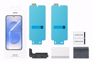 Samsung Aizsargstikls ar atspīdumu mazināšanas filtru Galaxy S25+, caurspīdīgs, 2 gab.