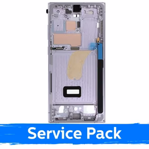 Средняя рамка корпуса для Samsung S918 S23 Ultra / лавандовый / (Service Pack)