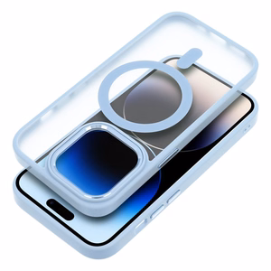 Case for iPhone 17 AIR Matte Mag Cover compatible with MagSafe blue