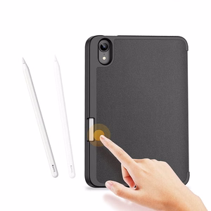 DUX DUCIS salokāms DOMO vāciņš ar zīmuļa turētāju iPad mini 7/6 melns