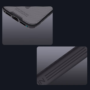 Nillkin CamShield Pro MagSafe saderīgs apvalks iPhone 17 Pro Max - caurspīdīgs, melns