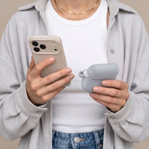 Tech-Protect silikona vāciņš ar āķi AirPods Pro - pelēks