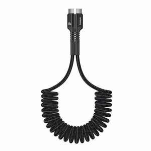 Baseus Fish-Eye Ātra uzlāde Datu kabelis USB-C uz USB-C 100W 1m Melns