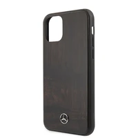 Mercedes Wood Line Rosewood apvalks iPhone 11 Pro - brūns