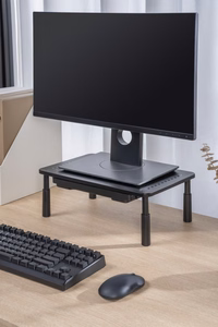Gembird MS-TABLE-D-01 regulējams monitora statīvs ar atvilktni