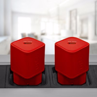 SBS TETRGAN1C20R 20W GaN sienas lādētājs ar Power Delivery - sarkans