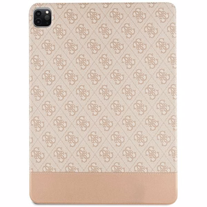 Guess 4G Stripe Allover apvalks iPad Pro 12.9" - rozā