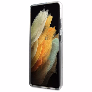 Karl Lagerfeld Choupette Fun Apvalks Samsung Galaxy S21 Ultra - Caurspīdīgs