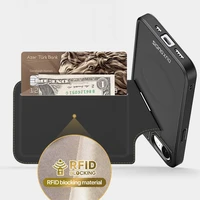 DUX DUCIS viedtālruņa apvalks RAFI II MAG ar statīvu saderīgs ar MagSafe IPHONE 16e melns