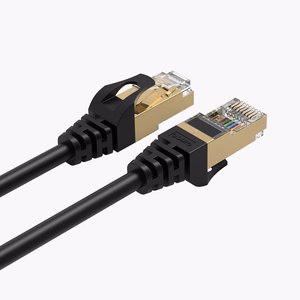 Orico PUG-C7 CAT7 10Gbps RJ45 Ethernet Network Cable Internet LAN Round 1m - Black