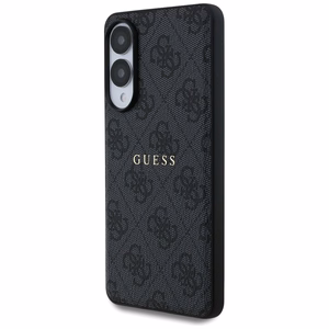 Чехол Guess 4G Ring Classic Logo MagSafe для Samsung Galaxy S25 Edge - чёрный