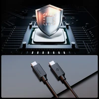 Spigen EB6020CC 60W kabelis + USB-C / USB-C kabelis 200 cm - melns