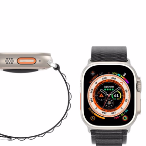 DUX DUCIS siksniņa GS neilona Apple Watch 42 / 44 / 45 / 49 mm melna