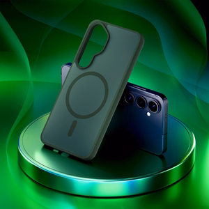 3mk Smoke MagCase zaļš – tālruņa vāciņš modelim Samsung Galaxy S26