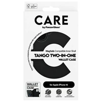 CARE by PanzerGlass Tango 2in1 maks Magnētiskais viedtālruņa apvalks iPhone 16 - melns