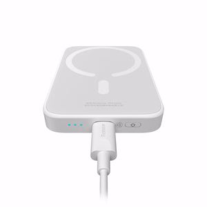 Baseus P10059002223-00 внешний аккумулятор 6000 mAh с беспроводной зарядкой белый