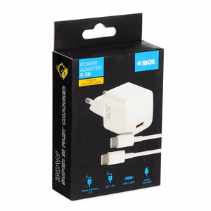I-BOX C-38 PD30W tīkla lādētājs, balts