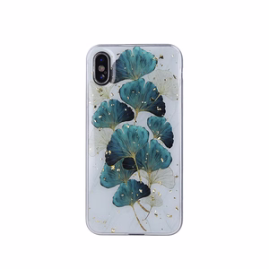 Zelta Glam viedtālruņa apvalks Samsung Galaxy S21 lapas