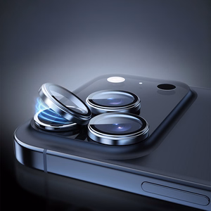Rock rūdīts stikls Pure Series kameras objektīvam priekš iPhone 17 Pro / 17 Pro Max 3 gab sudrabs