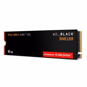 Western Digital Black SN8100 4 TB M.2 PCI Express 5.0 NVMe TLC 3D NAND