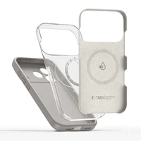 Tech-Protect Silikona Magnētiskais viedtālruņa apvalks iPhone 17 Pro - pelēka