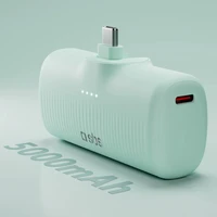 SBS EcoPower 5000 mAh 10W portatīvais lādētājs ar iebūvētu USB-C portu - zaļa