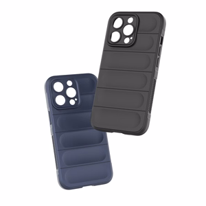 Magic Shield viedtālruņa apvalks iPhone 13 Pro elastīgs bruņu gaiši zilas krāsas vāks
