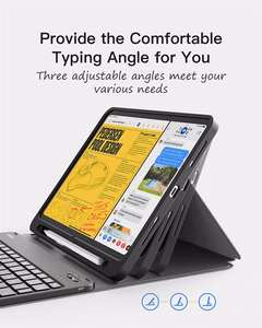 Inateck KB04002 Classic vāciņš ar tastatūru ierīcei iPad 10.9–11", melns