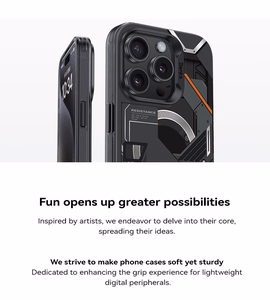 Benks Magnētiskais Mecha Series Viedtālruņa apvalks Iphone 15 Pro Max balts