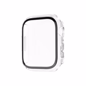 FIXED Pure FIXPUW-434 – 100% caurspīdīgs pilna rāmja polikarbonāta ekrāna aizsargs Apple Watch 44 mm