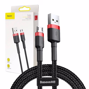 Baseus Cafule Micro USB kabelis 2A, 3 m, melns/sarkans