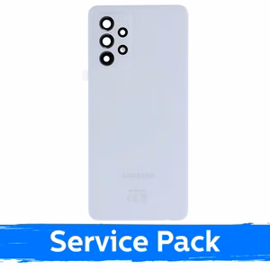 Aizmugurējais vāks, saderīgs ar Samsung A525 A52 (A526 A52 5G) / Lielisks balts / (Service Pack)