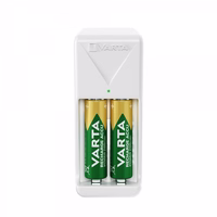 VARTA MINI Lādētājs 57656 + 2 gab. lādējamas baterijas R6 (AA) 2100mAh