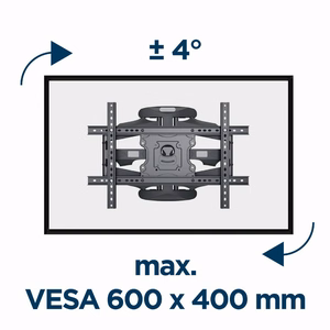 Gembird WM-75ST-01 TV mount/stand 190.5 cm (75") melns