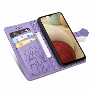 Case Cat-Dog Samsung A356 A35 5G purple