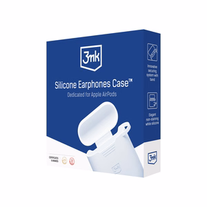3mk Silicone AirPods Case for AirPods Pro 3 - White