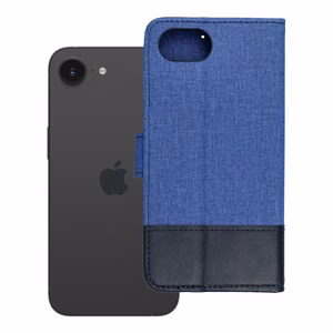 Viedtālruņa apvalks (m) GOMMA Book IPHONE 16e (SE 4 2025) - zils (m)