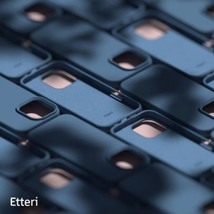 Etteri Silikona korpuss iPhone 16 Pro Max 6,9" tumši zils